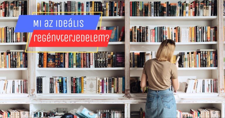 Regényíró irodalmi pályázatra készül és nézi a könyveket egy könyvesboltban